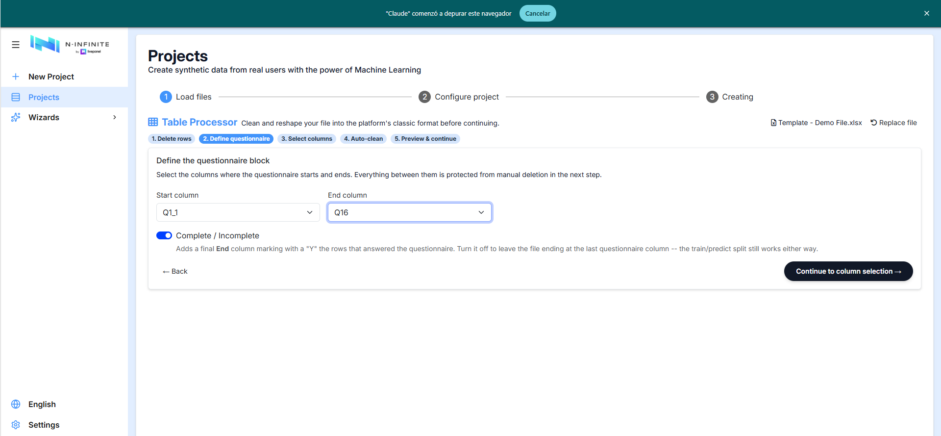 Define questionnaire
