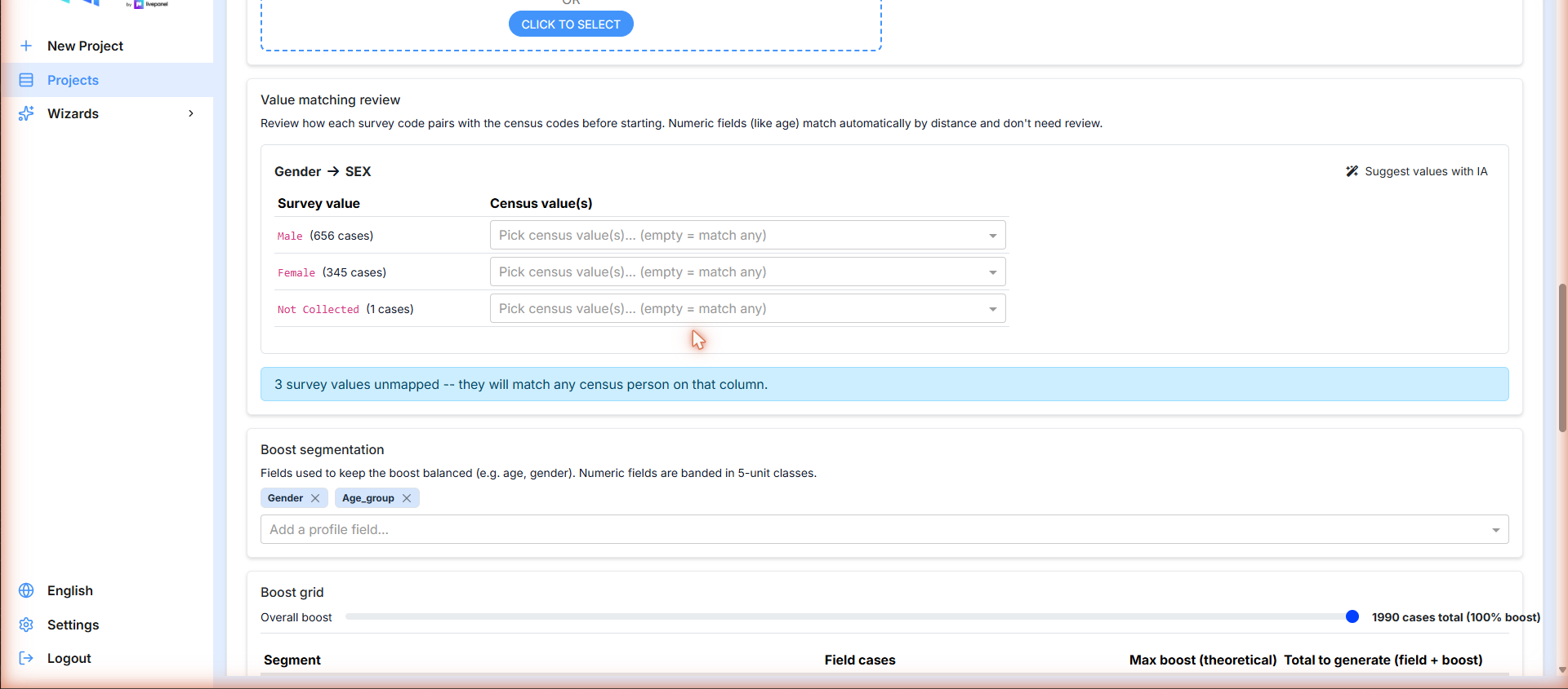 Value matching review